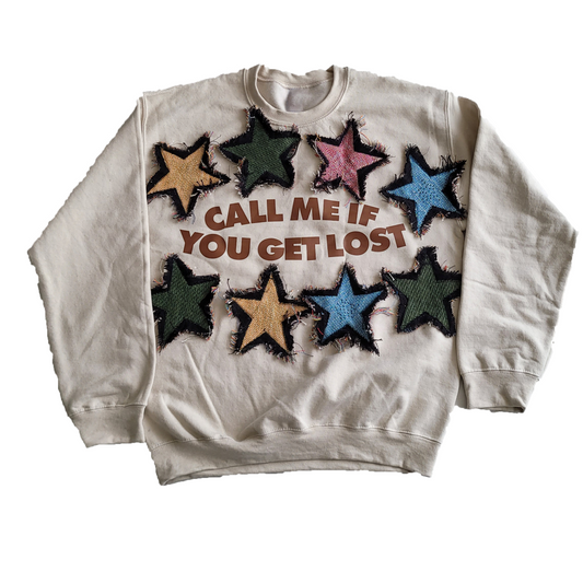 Call me if you get Lost Tapestry crewneck