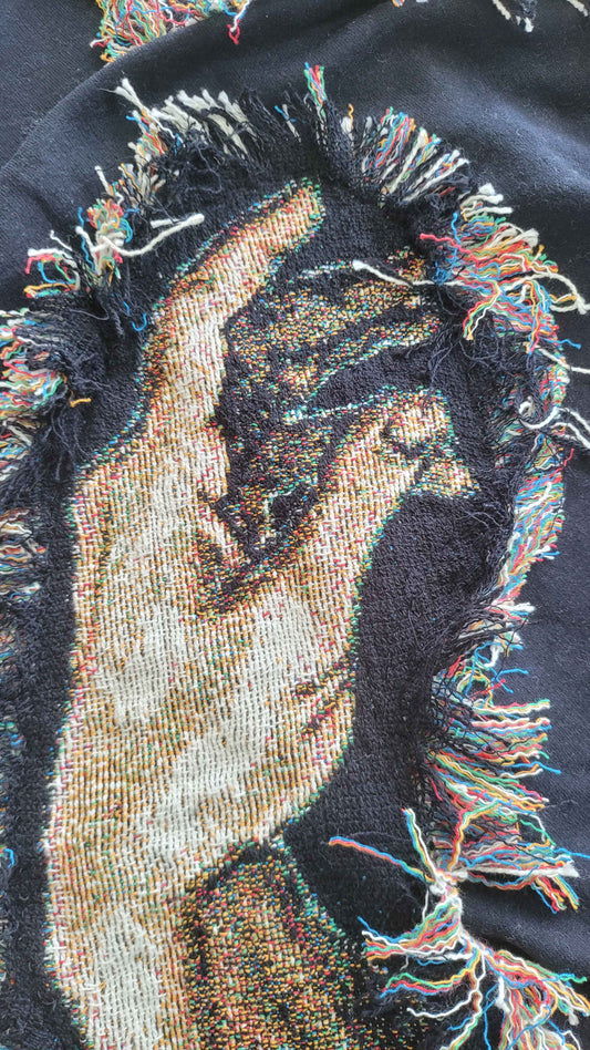 Hands of God Tapestry crewneck