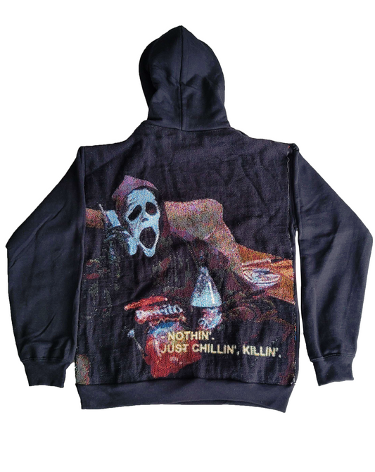 Scream Chillin Killin Tapestry Hoodie