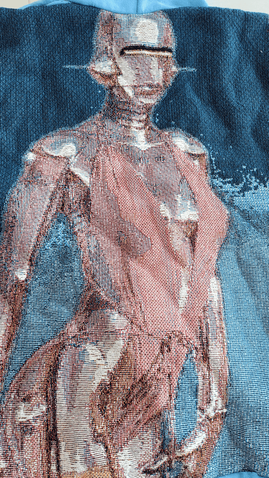 Robot Girl Tapestry Hoodie